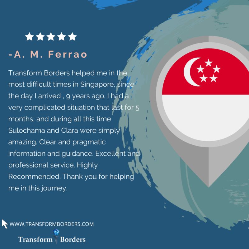 ICA Singapore Permanent Residence In-Principle Approval letter (IPA)